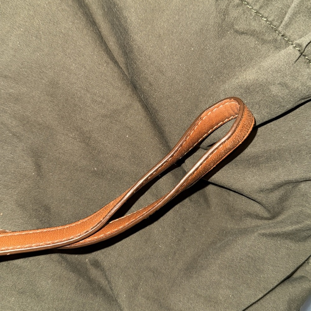 Kooba Tan Leather Clutch Wristlet with Buckle and wrist Strap - Picture 11 of 11